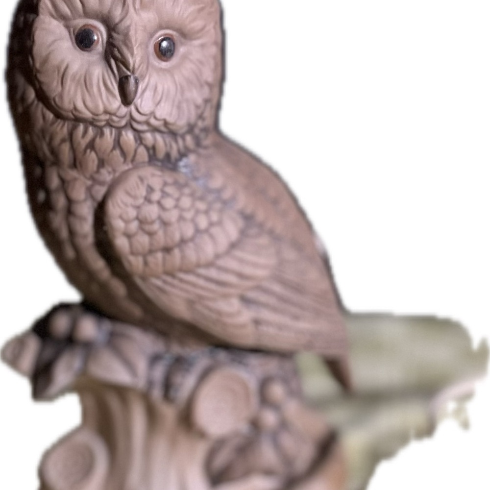 Brown Owl Figurine